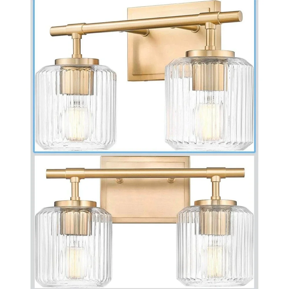 Modern‎ Gold Two Light Vanity By Z Lite